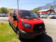 2018 Ford T350 Cargo Van, Base, Red, 257,179 Mi, Vin# 1FTBW2ZM5JKA26379