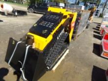 New Eingp SCL850 Mini Skid Steer with 40'' Bucket, Gas Engine, Yellow