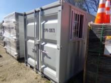 New 8' x 80'' Storage Container/Office with Walk Thru Door and Window on 1