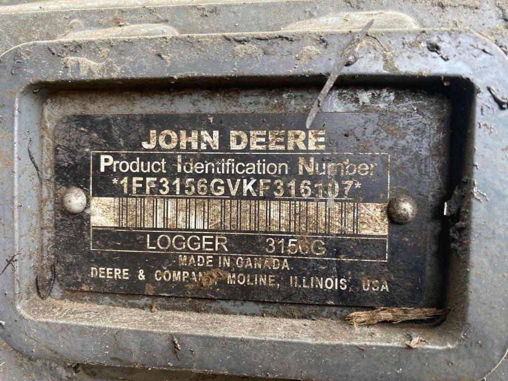2018 John Deere 3156G Processor w/Southstar QS605
