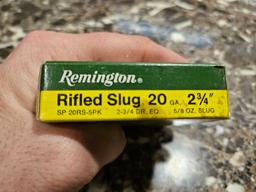 Remington Express Rifled Slug 20 Gauge 2 3/4" 5/8 Ounces