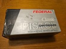 Federal Classic Pistol Cartridges 38 Special High Velocity (+P) 125 Grain Hi-Shock JHP