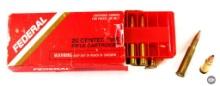 18 Rounds Federal 7-30 Waters 120gr BTSP Ammunition