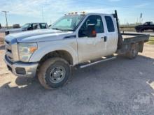 2012 FORD F-350 SUPER DUTY EXTENDED CAB 4X4 FLATBED TRUCK VIN: 1FD7X3F63CEA33231