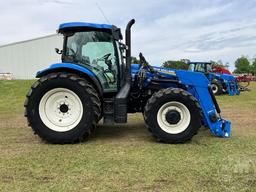 NEW HOLLAND T6 155 4X4 TRACTOR W/ LOADER SN: ZEBD18192