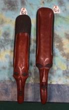 Pair of African Wood Mask