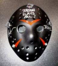 Ari Lehman JASON - Friday the 13th Autographed & Inscribed Hockey Mask JSA W coa