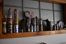 Group of Vintage Oil Cans and Misc
