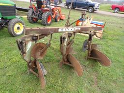 Oliver 365 3x Plow w/ Coulters, 3pt