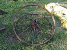 Pair Of Antique Steel Wheels