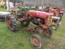 Farmall Cub Antique Tractor w/ Cultivators, Motor Turns Over, Looks To Have