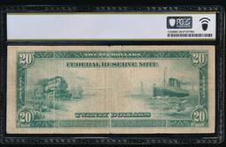 1914 $20 Philadelphia FRN PCGS 20