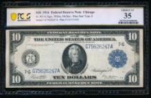 1914 $10 Chicago FRN PCGS 35