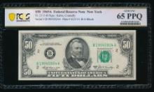 1969 $50 New York FRN PCGS 65PPQ