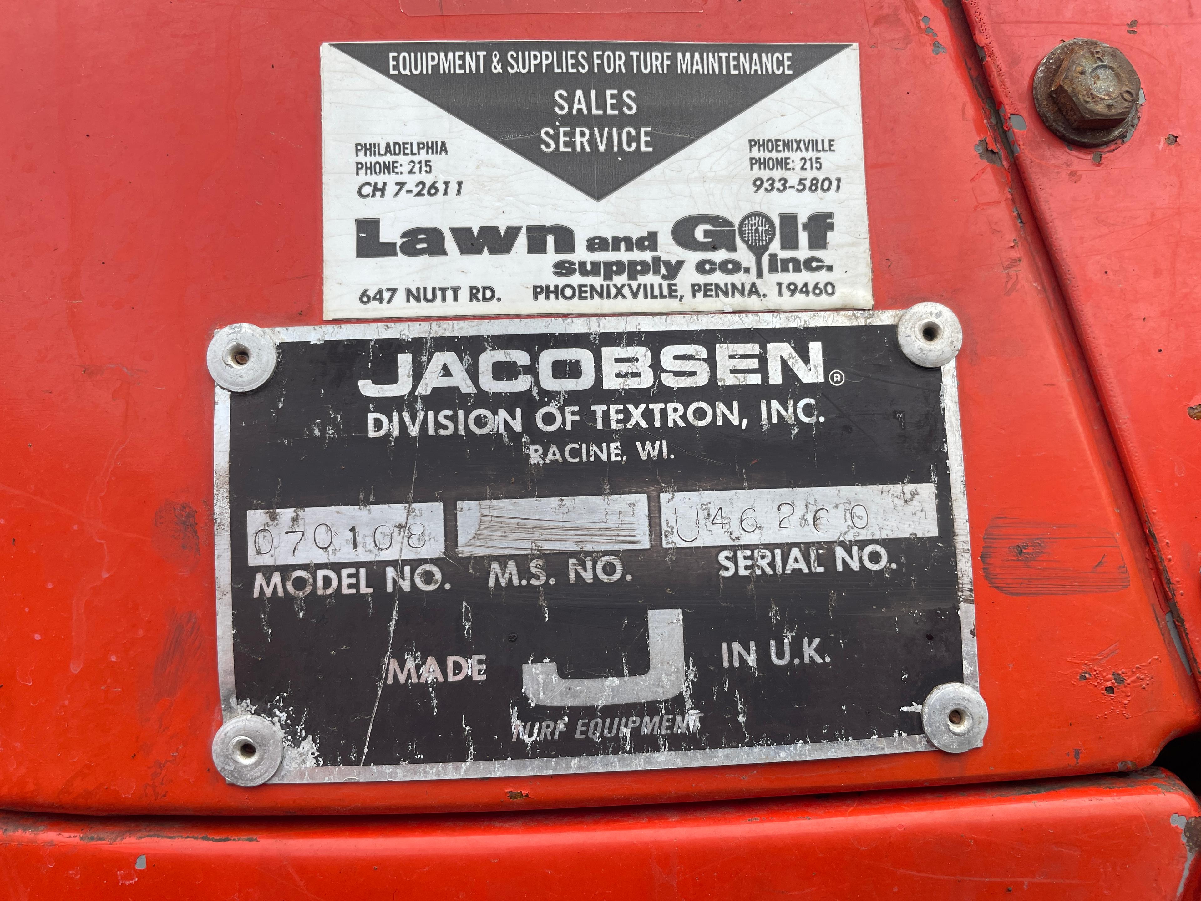Jacobson G-20D Diesel Tractor & Mower