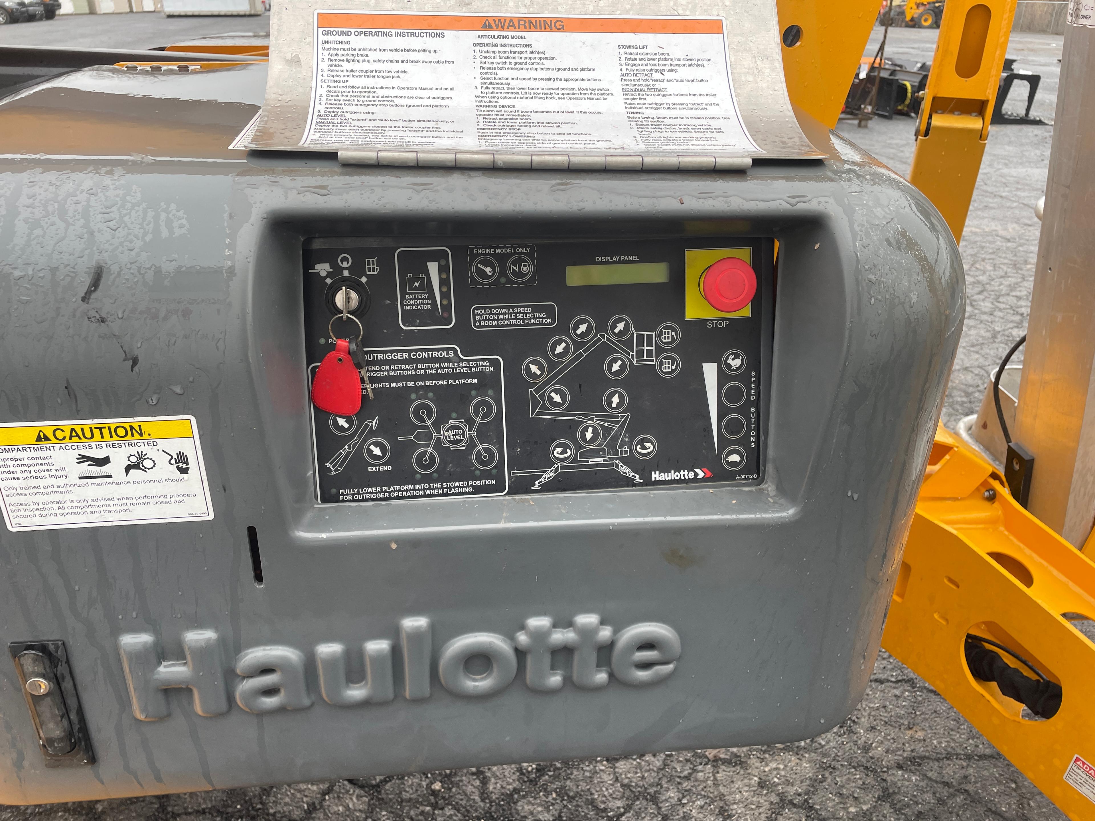 2021 Haulotte 5533A Towable Boom Lift