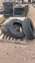 Lot of 3 265/70R17 tires