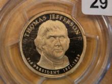 PERFECT! PCGS 2007-S Jefferson Dollar in Proof 70 Deep Cameo