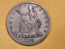 1876-S Trade Dollar in Extra Fine