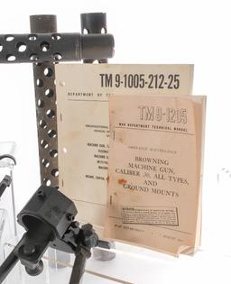 Israeli M1919 Browning LMG Parts Lot