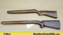 Winchester, Ruger Stocks. Very Good. Lot of 2; 1- Winchester Model 75-52 Stock. 1- Ruger 10.22 Wood
