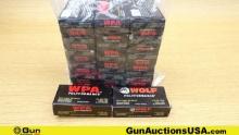 Wolf 9mm Ammo. 1000 Total Rds; 9mm 115 Grain FMJ.. (70880)
