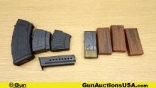 PMAG, Arsenal, Etc. 7.62x39, 30 Carbine, 9 mm Magazines. Lot of 8; 3-PMAG, Arsenal, Etc. 7.63x39, 4-