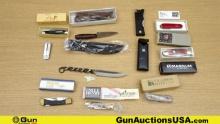 Boker, Swiss Army, Colombia River, American Blade, Etc. Knives, Multi Tool. Very Good. Lot of 10; 8