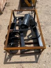 Skid Steer Post Hole Digger with 12'' Auger
