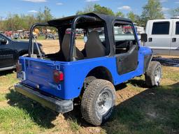 1998 Royal Blue Jeep