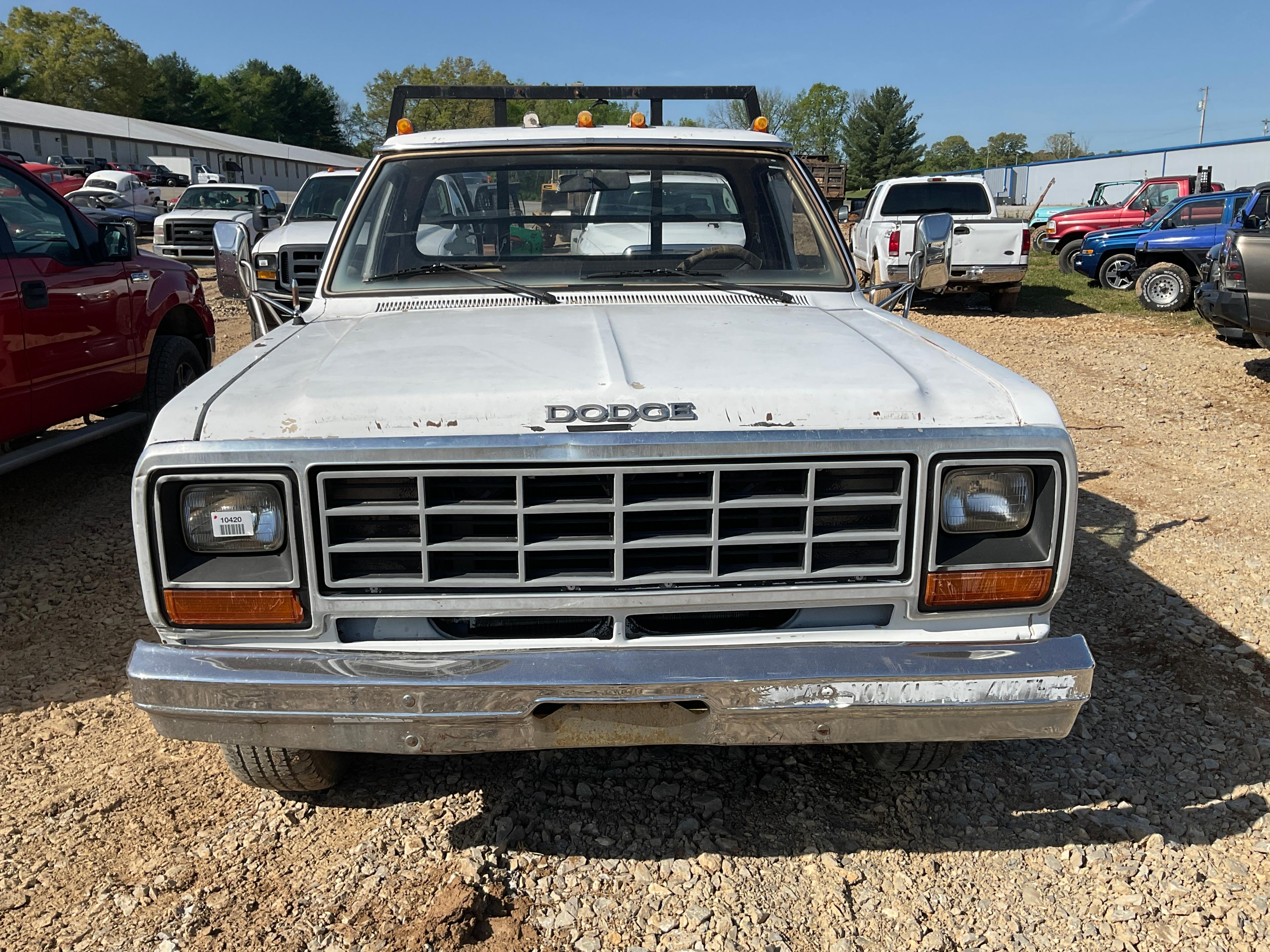1984 Dodge Flatbed Truck