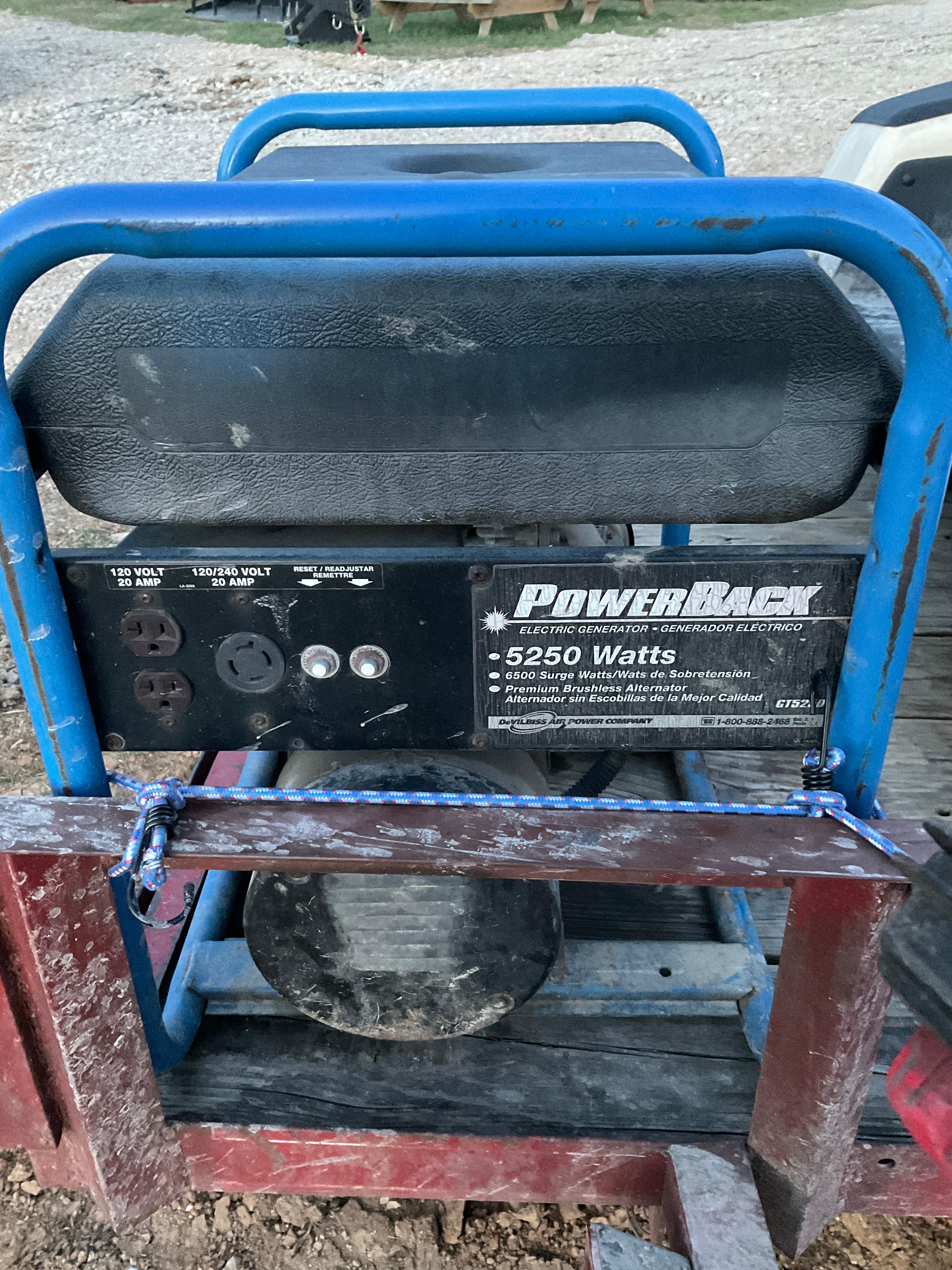 Power Back Generator
