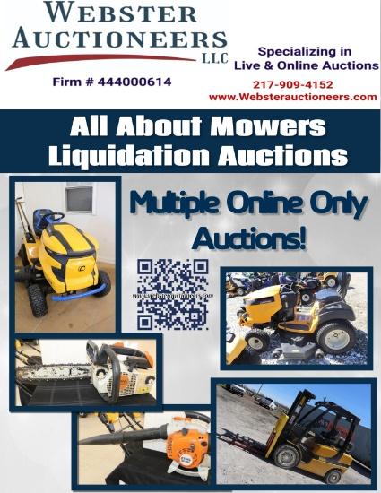 All About Mowers Parts Liquidation Auction