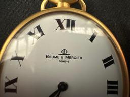 Baume & Mercier 18kt Gold Pocket Watch