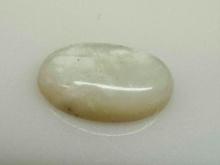 1.4ct White Opal Cabochon Gemstone