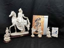Giuseppe Armani Society Sculpture Statues set