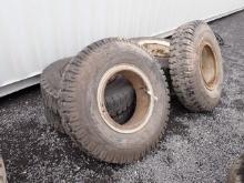 (6) Firestone 10.00-20 Tires & Rims