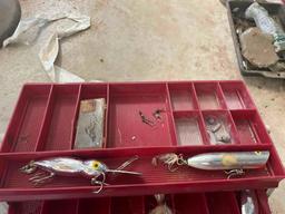 tackle box with lures