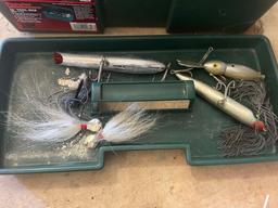 tackle box with lures