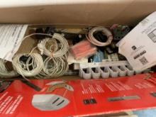 garage door sensors, wires hangers miscellaneous