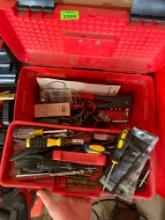 toolbox with assorted tools