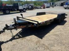 New/Unused 2024 Down To Earth Power Tilt Deck Equipment Trailer