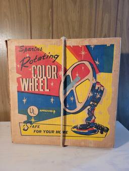 Vintage Spartus Rotating Color Wheel