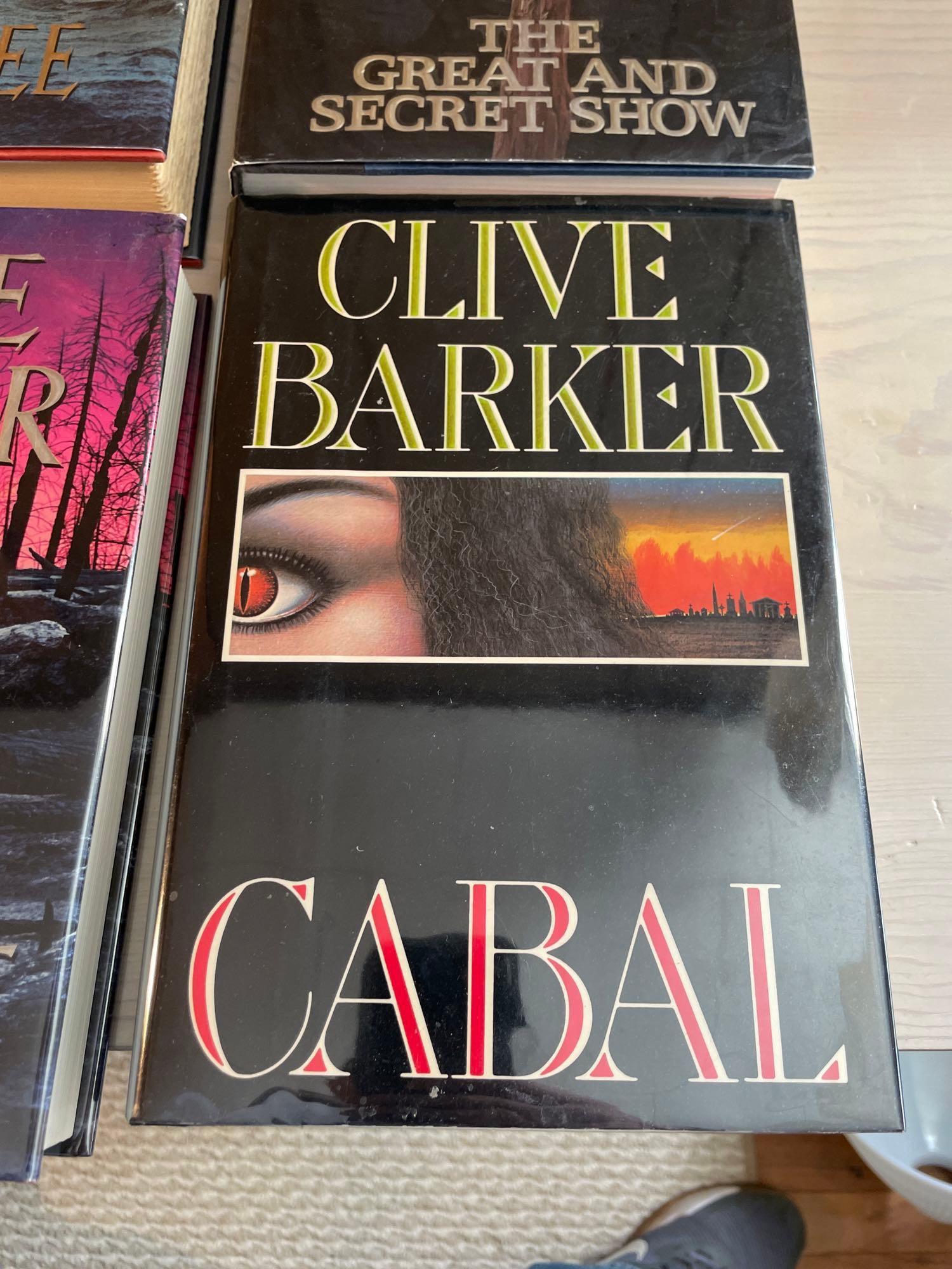 Clive Barker HC 1st Editions (6)
