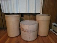 Vintage Fiber Storage Drums (3)