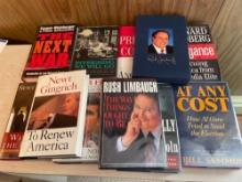 Assorted Signed HC Political Books (11)