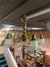Brass ceiling fixture