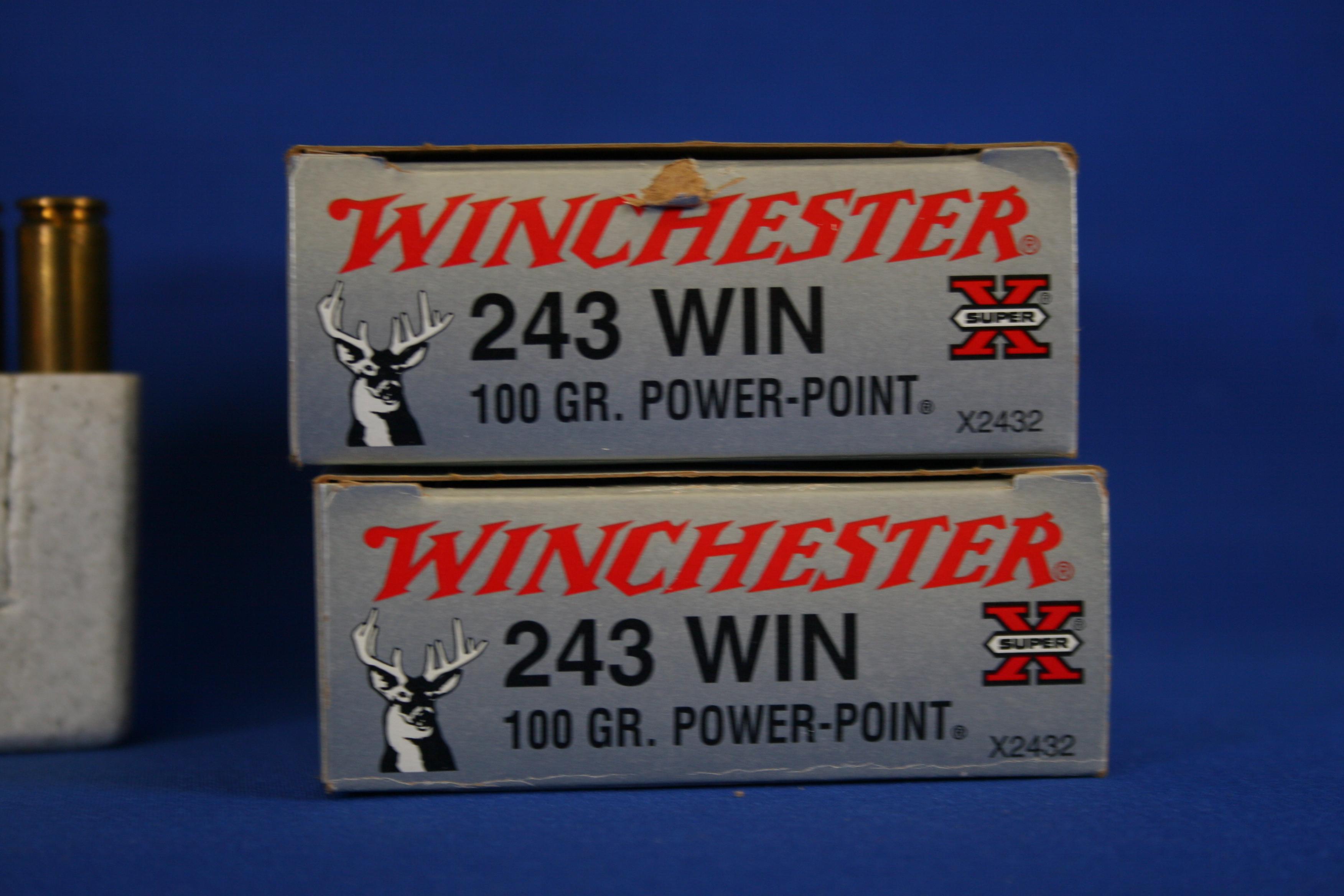 Ammo Winchester 243 100 Grain