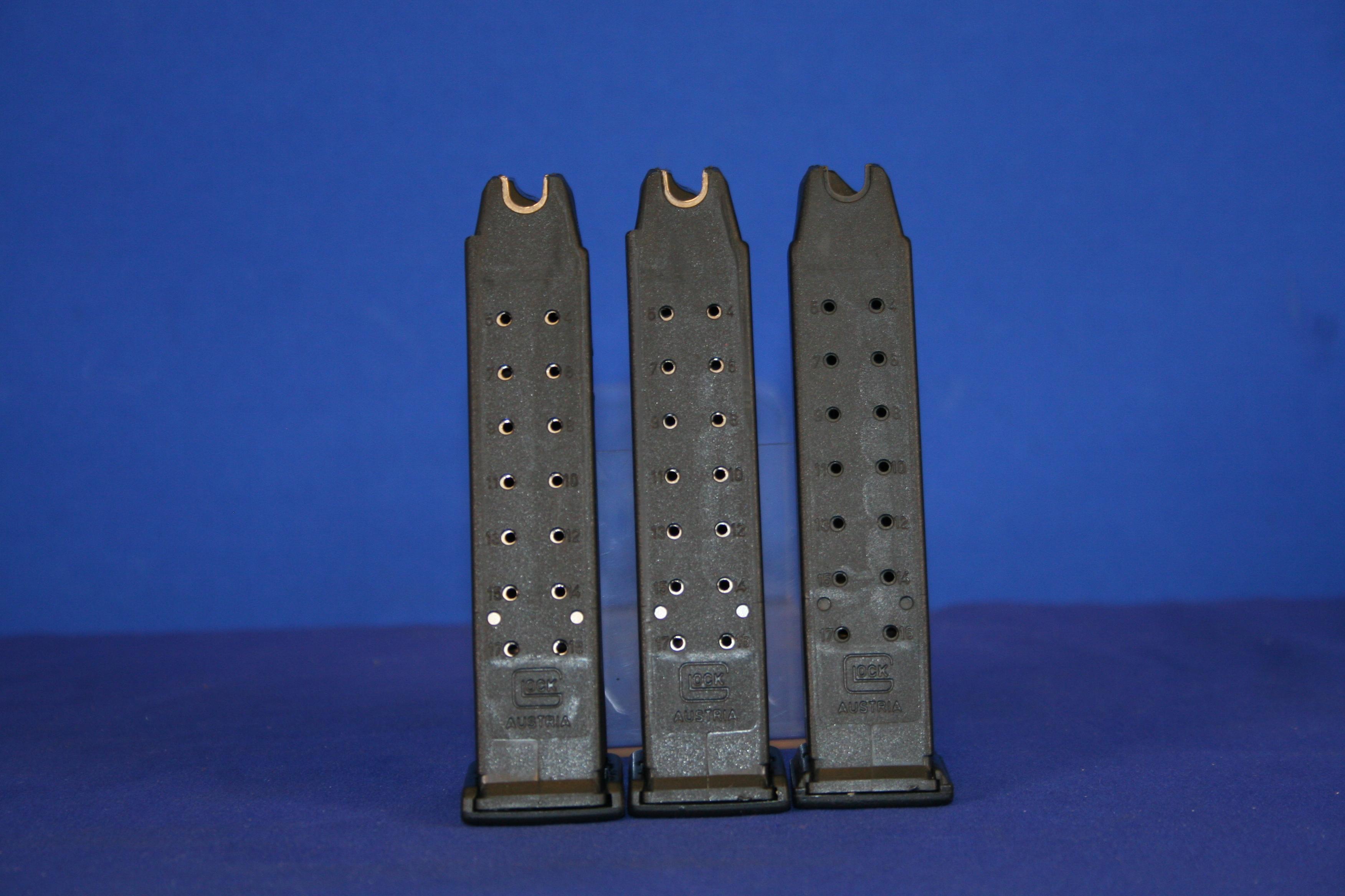 Glock 17 Magazines. Not For Sale in California.
