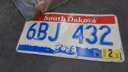 2 - Matching South Dakota License Plates